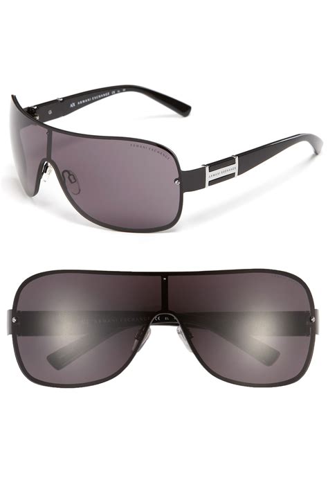 shield armani exchange sunglasses